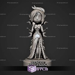 Morgana Chibi 3D Model Sculpture