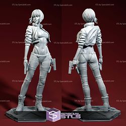 Motoko Kusanagi and 2 Gun 3D Printer Files