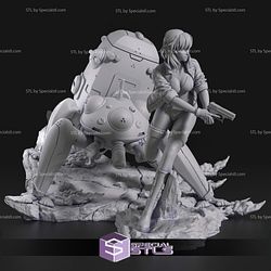 Motoko Kusanagi and Robot 3D Printer Files