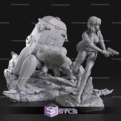 Motoko Kusanagi and Robot 3D Printer Files