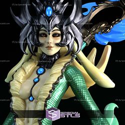 Nami League of Legends V2 3D Model Sculpture