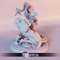 Naruto Sexy Jutsu V2 3D Model Sculpture