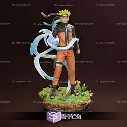 Naruto Shippuden Power 3D Model Sculpture