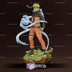 Naruto Shippuden Power 3D Model Sculpture