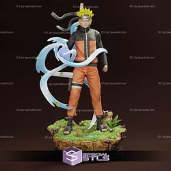 Naruto Shippuden Power 3D Model Sculpture