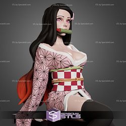 Nezuko Kimono Adult 3D Model Sculpture