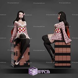 Nezuko Kimono Adult 3D Model Sculpture