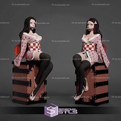 Nezuko Kimono Adult 3D Model Sculpture