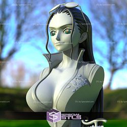 Nico Robin One Piece Bust 3D Model Sculpture