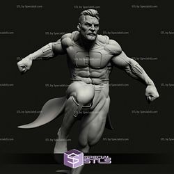 Omni Man in Battle 3D Model Sculpture