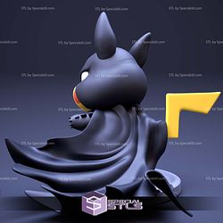 Pikachu Batman 3D Model Sculpture