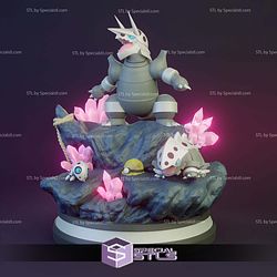 Pokemon Collection - Aggron Family 3D Printer Files