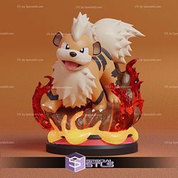 Pokemon Collection - Growlithe V2 STL Files