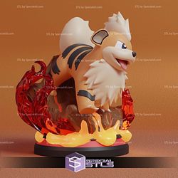 Pokemon Collection - Growlithe V2 STL Files