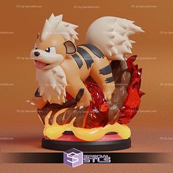 Pokemon Collection - Growlithe V2 STL Files