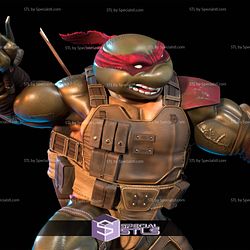 Raphael in Battle 3D Model Sculpture