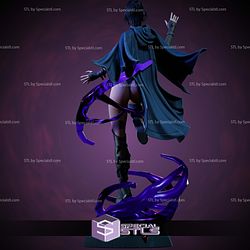 Raven Titans Flying 3D Model Sculpture