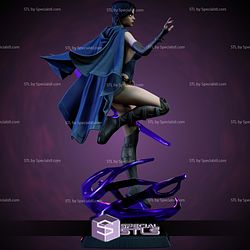 Raven Titans Flying 3D Model Sculpture