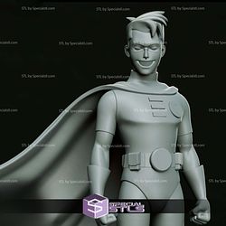 Robin Animated 3D Model Sculpture