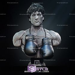 Rocky Balboa Portrait Bust 3D Printer Files