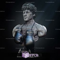 Rocky Balboa Portrait Bust 3D Printer Files