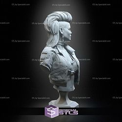 Rogue Amendiares Cyberpunk 2077 Bust 3D Printer Files