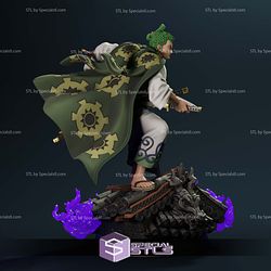 Roronoa Zoro Wano 3D Model Sculpture