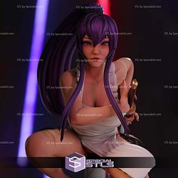 Saeko Busujima Squating 3D Printer Files