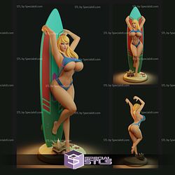 Samus Aran Surf Girl 3D Printer Files