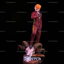 Sanji Vinsmoke One Piece 3D Model Sculpture