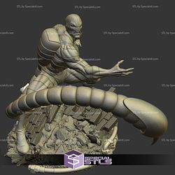 Scorpion Battle 3D Model Sculpture