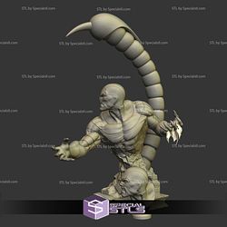 Scorpion Battle 3D Model Sculpture