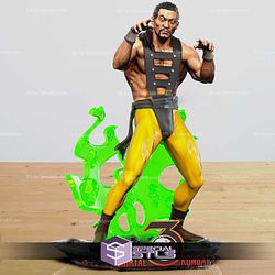 Shang Tsung Mortal Kombat 3D Model Sculpture