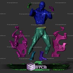 Shang Tsung Mortal Kombat 3D Model Sculpture