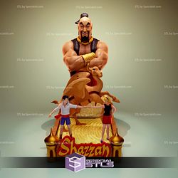 Shazzan 1967 Diorama 3D Model Sculpture