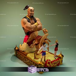 Shazzan 1967 Diorama 3D Model Sculpture