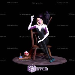 Spider Gwen Witch 3D Printer Files