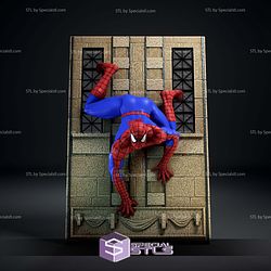 Spiderman Crawling 3D Model Sculpture