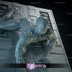 Spiderman Crawling 3D Model Sculpture