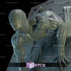 Spiderman Crawling 3D Model Sculpture