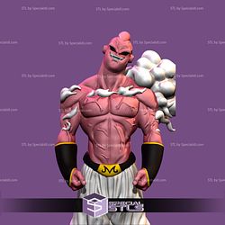 Super Buu Cloud 3D Model Sculpture