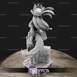 The Pirate Furry 3D Print Sculpture