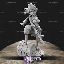 The Pirate Furry 3D Print Sculpture