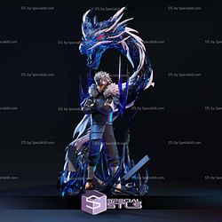 Tobirama Water Dragon 3D Model Sculpture