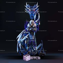 Tobirama Water Dragon 3D Model Sculpture