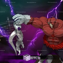 Toppo vs Frieza V2 1 10 Scale 3D Printer Files