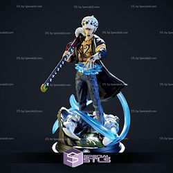 Trafalgar D Water Law from One Piece V3 3D Model Sculpture