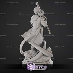 Trafalgar D Water Law from One Piece V3 3D Model Sculpture