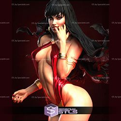 Vampirella Skull 3D Model Sculpture