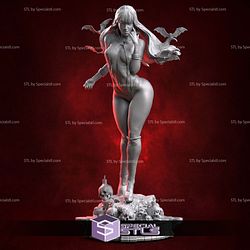 Vampirella Skull 3D Model Sculpture